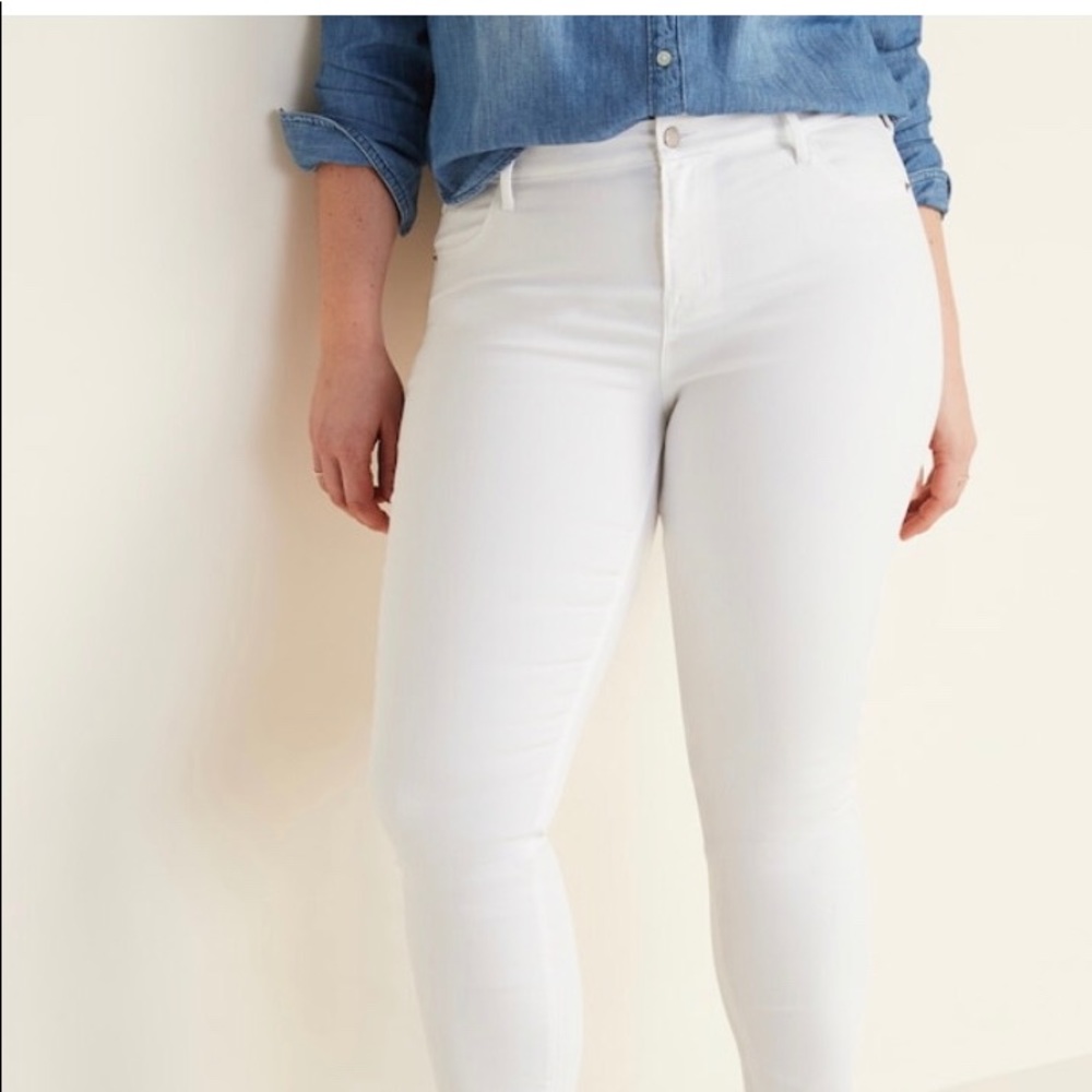 Garage white Roller jegging stretch size 7